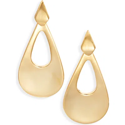 Kenneth Jay Lane Teardrop Earrings In Gold