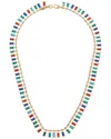Kenneth Jay Lane Tennis Necklace In Multi