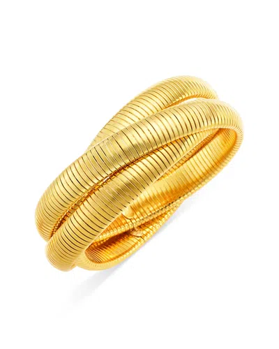 Kenneth Jay Lane Triple Snake Chain Bracelet