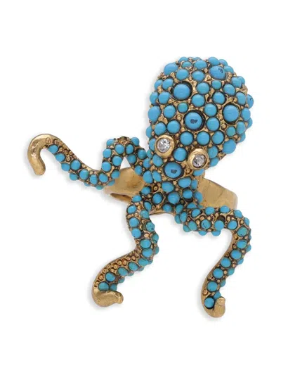 Pre-owned Kenneth Jay Lane Vintage Octopus Ring