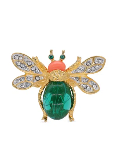 Pre-owned Kenneth Jay Lane Vintage  Bee Ring