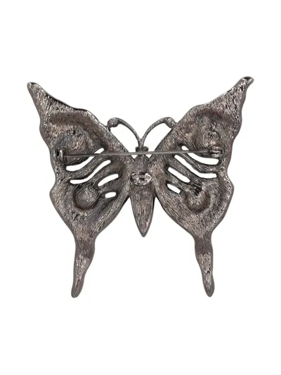 Pre-owned Kenneth Jay Lane Vintage Butterfly Brooch