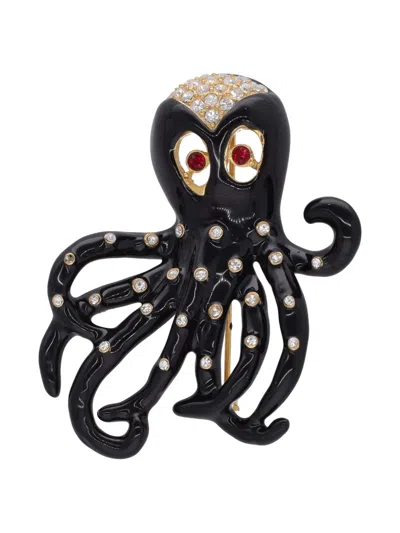 Pre-owned Kenneth Jay Lane Vintage Octopus Brooch