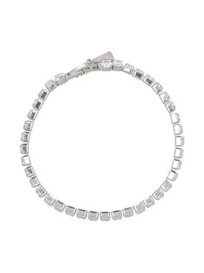 Pre-owned Kenneth Jay Lane Vintage  Rhinestone-embellished Tennis Bracelet