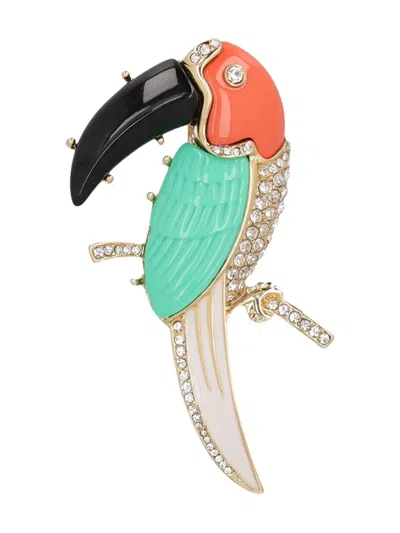 Pre-owned Kenneth Jay Lane Vintage  Toucan Brooch