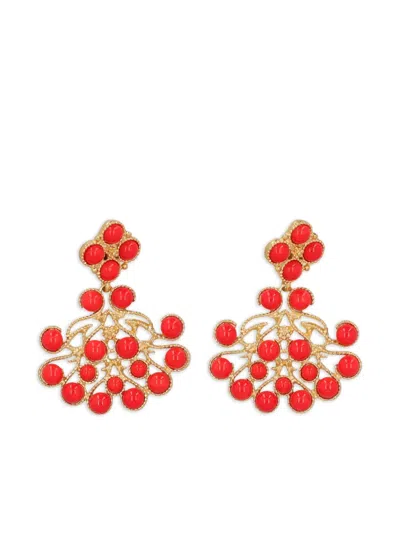 Pre-owned Kenneth Jay Lane Vintage Stone-embellished Earrings
