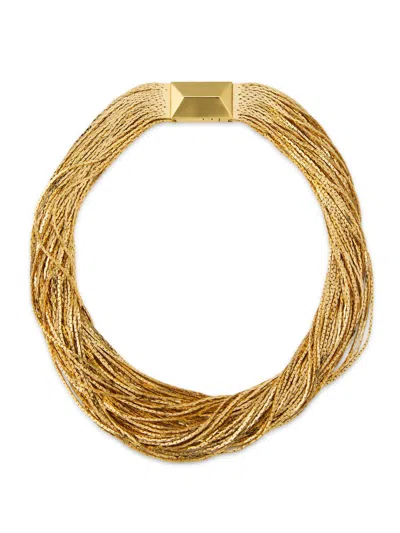 Kenneth Jay Lane Women's 14k-gold-plated Multi-chain Necklace