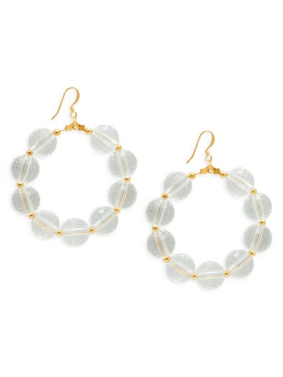 Kenneth Jay Lane Women's Beaded Drop Earrings In Metal