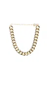 Kenneth Jay Lane Link Necklace In 20k Gold Plated, 19 In Gold