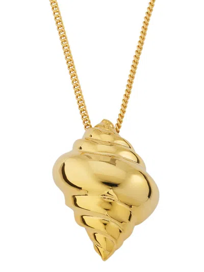 Kenneth Jay Lane Women's Seashell 22k-gold-plated Pendant Necklace