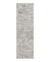 Kenneth Mink Alloy All343 Runner Area Rug, 2'6 X 8' In Gray