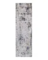 Kenneth Mink Alloy Runner Rug, 2'6 X 8' In Gray