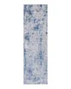 Kenneth Mink Alloy Runner Rug, 2'6 X 8' In Light Blue