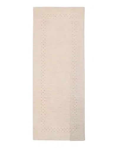 Kenneth Mink Gabbeh Gb-4n07 Runner Area Rug, 2'6 X 10' In Light/beige