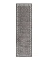 Kenneth Mink Largo Isfahan Runner Area Rug, 2'3 X 7'7 In Gray