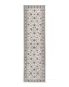 Kenneth Mink Largo Isfahan Runner Area Rug, 2'3 X 7'7 In Pearl