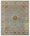 Kenneth Mink Majestic Elegance Tabriz 4' X 6' Area Rug In Blue