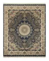 Kenneth Mink Majestic Elegance Tabriz Area Rug, 5' X 8' In Navy