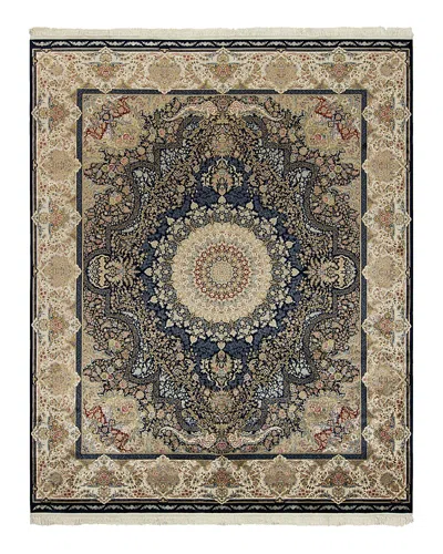 Kenneth Mink Majestic Elegance Tabriz Area Rug, 5' X 8' In Navy