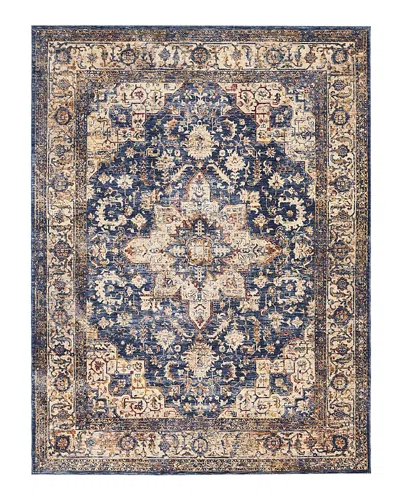 Kenneth Mink Taza Heriz Area Rug, 3' X 5' In Dark Blue