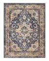 Kenneth Mink Taza Heriz Area Rug, 5'3 X 7'6 In Dark Blue