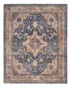 Kenneth Mink Taza Heriz Area Rug, 7'10 X 9'10 In Dark Blue