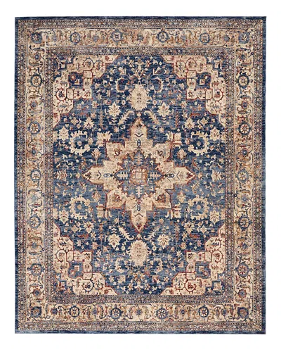 Kenneth Mink Taza Heriz Area Rug, 7'10 X 9'10 In Dark Blue
