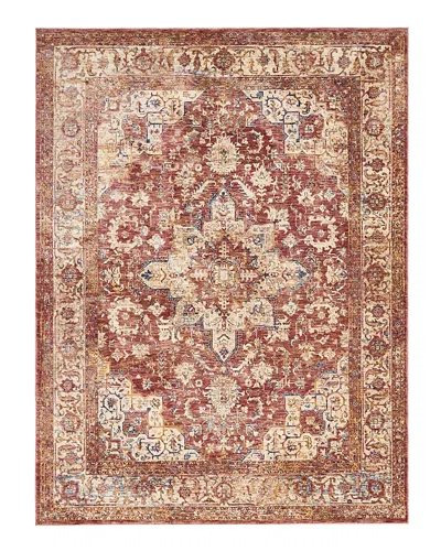 Kenneth Mink Taza Heriz Area Rug, 7'10 X 9'10 In Red