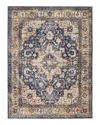 Kenneth Mink Taza Heriz Area Rug, 8'3 X 11'6 In Dark Blue