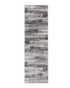 Kenneth Mink Waterside Tide Runner Area Rug, 2'3 X 7'7 In Morning Blue