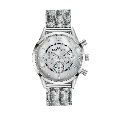 Kennett Watches & Accessories Kennett Lady Savro Watch Milanese Mesh Strap / White