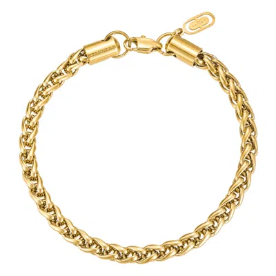 Kennett Watches & Accessories Men's Kennett Gold Wheat Chain Bracelet Five Mm