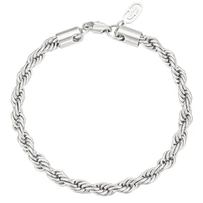 Kennett Watches & Accessories Men's Kennett Twisted Chain Bracelet Five Mm Silver