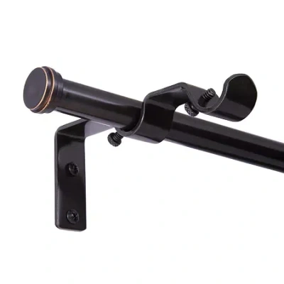 Kenney 5/8 Double Conversion Kit Curtain Rod In Brown