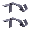 Kenney 5/8" Fast Fit No Measure 2-pc. Curtain Rod Brackets In Black