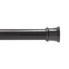 Kenney Adjustable Shower Curtain Rod In Black
