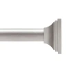 Kenney Adjustable Shower Curtain Rod In Silver
