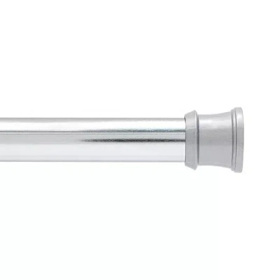 Kenney Adjustable Shower Curtain Rod In Silver