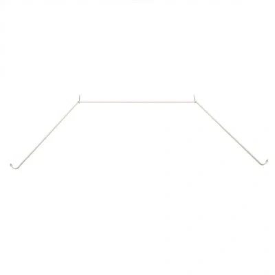 Kenney Basic Bay Window Curtain Rod, Adjustable Length: 18-42" Sides, 36-63" Center, Steel, White