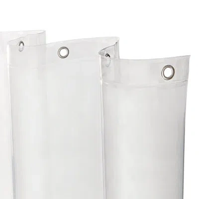 Kenney Bath Solutions By  Microban Heavy-weight Clear Peva Shower Curtain Liner 70" W X 72" H, 4-pack In White