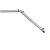 Kenney Bryce Ball Double Bay Window Rod In Black