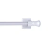 Kenney Cameron 7/16 In Adjustable Curtain Rod In Silver