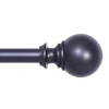 Kenney Carlin 5/8 In Adjustable Curtain Rod In Black