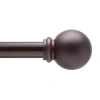 Kenney Chelsea 5/8 In Adjustable Curtain Rod In Brown