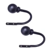 Kenney Chelsea Ball End 2-pc. Curtain Holdback In Black