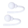 Kenney Chelsea Ball End 2-pc. Curtain Holdback In White