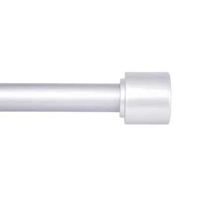 Kenney Claremont Astrid Adjustable 1" Single Curtain Rod In Brushed Nickel