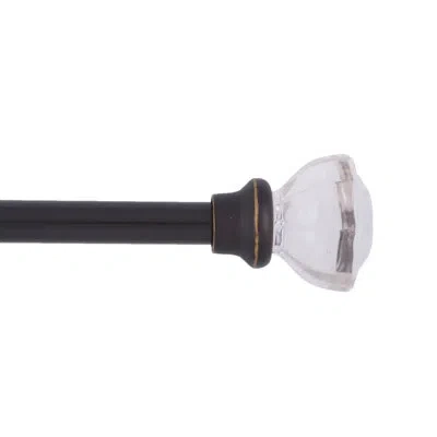 Kenney Claremont Mashapee Bronze Adjustable 1" Single Curtain Rod