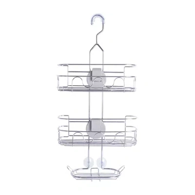 Kenney Easyslide 4-way Adjustable Shower Caddy In Silver