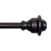 Kenney Fast Fit Easy Install Finn Curtain Rod In Brown